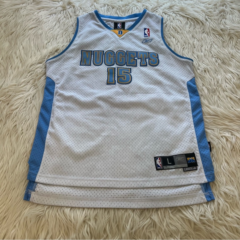 Vintage Reebok Carmelo Anthony Denver Nuggets NBA Basketball Jersey Youth L